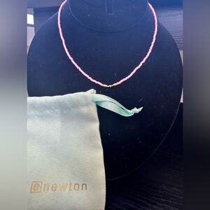 Enewton Pink and Gold Beaded Necklace *NWT*